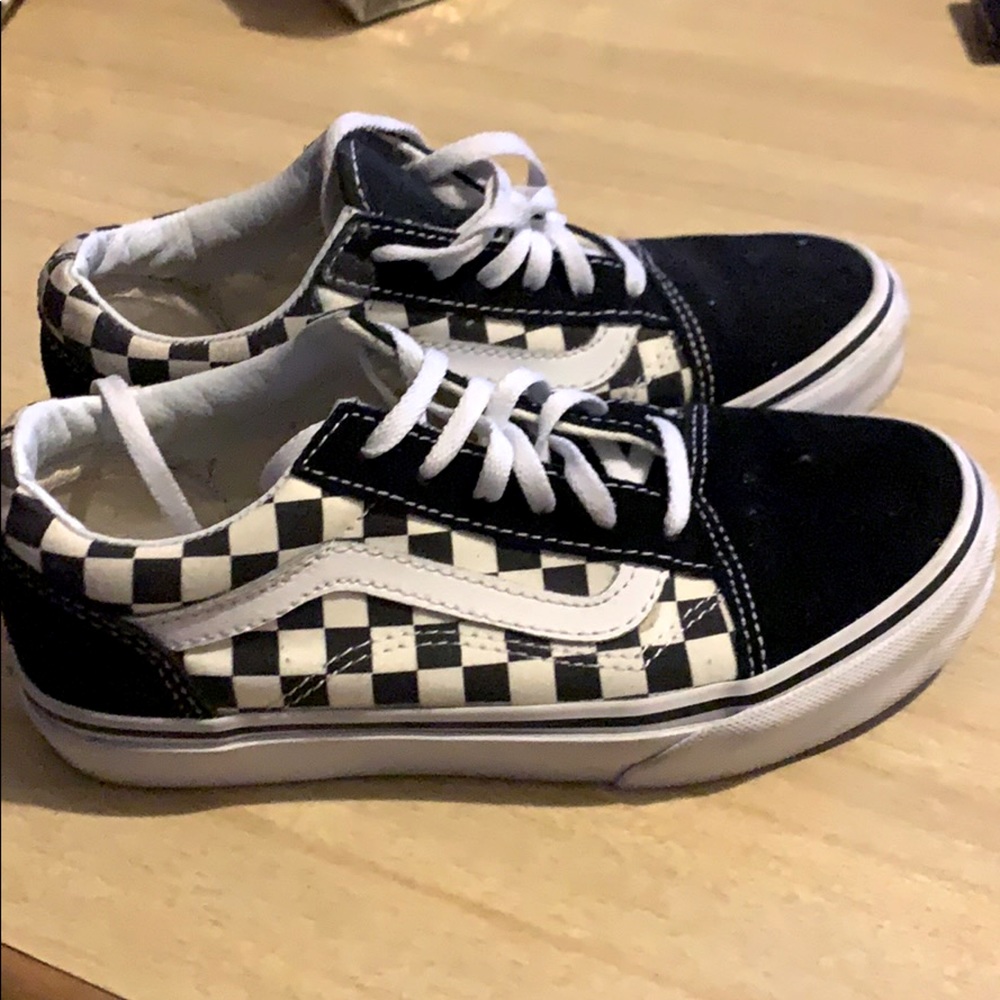 Checkered Vans